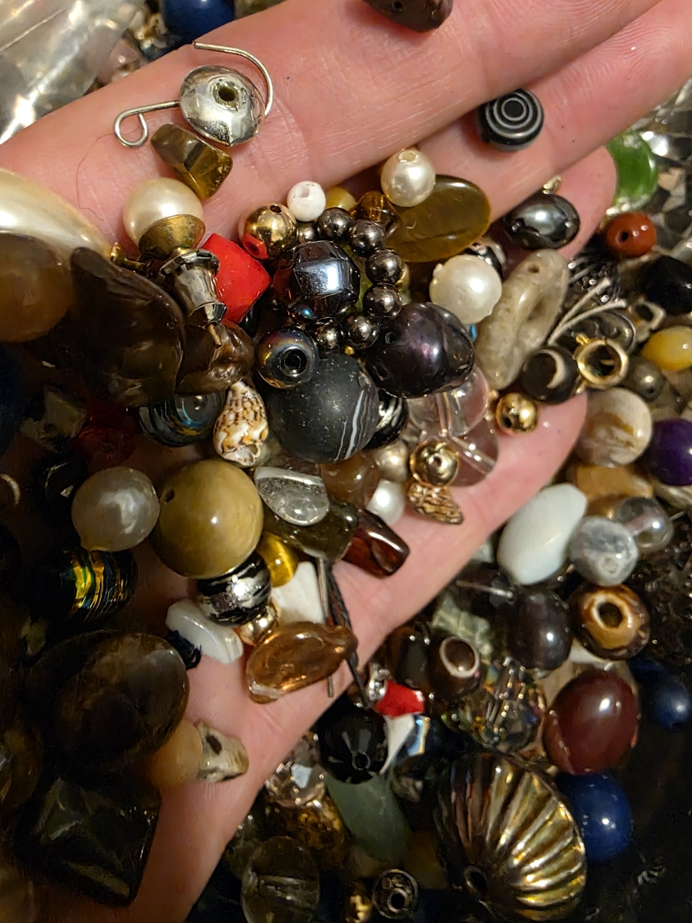 Mixed Multi-Color Bead Assortment Necklace/Bracelet Supplies - Picture 5 of 10